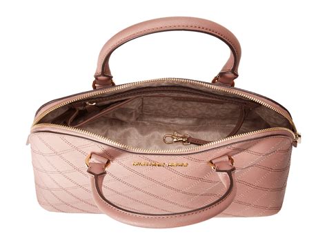 michael michael kors cindy large dome satchel dusty rose